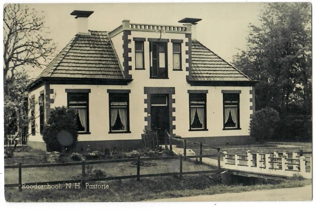 Roodeschool - N.H. Pastorie, Verzenden, 1940 tot 1960, Gelopen, Groningen