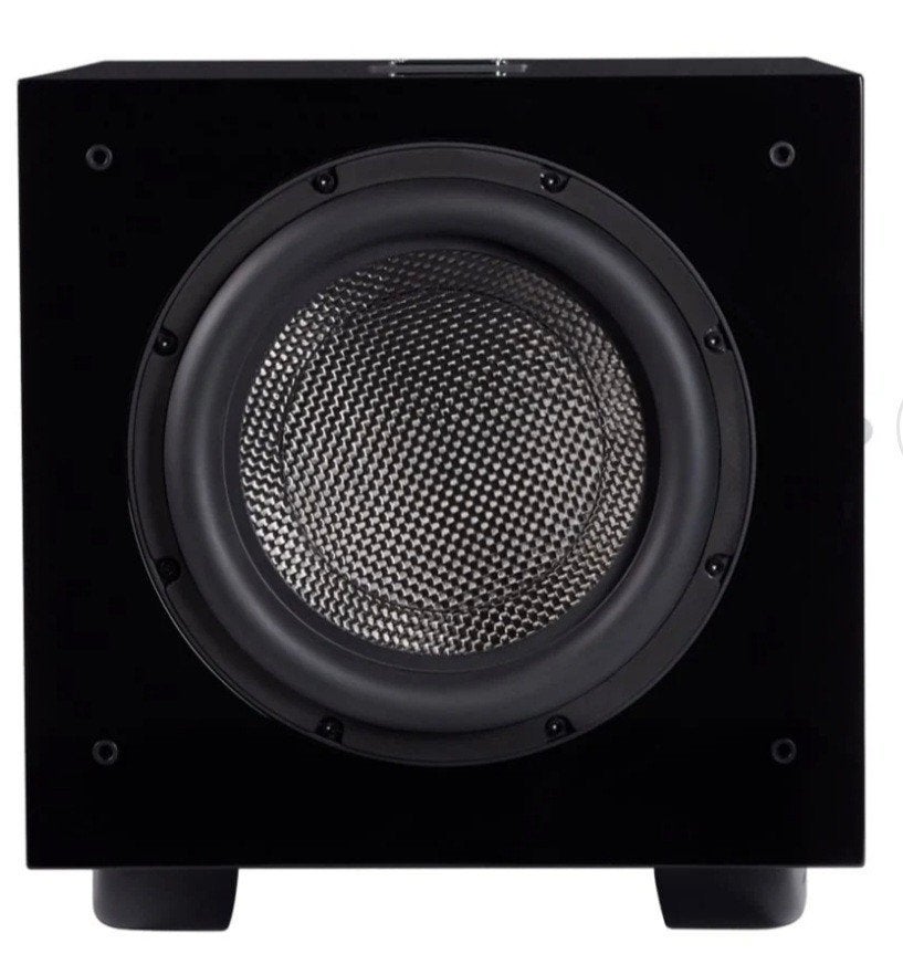 Rel Carbon Special Black subwoofer, Ophalen, Zo goed als nieuw, Subwoofer, Overige merken