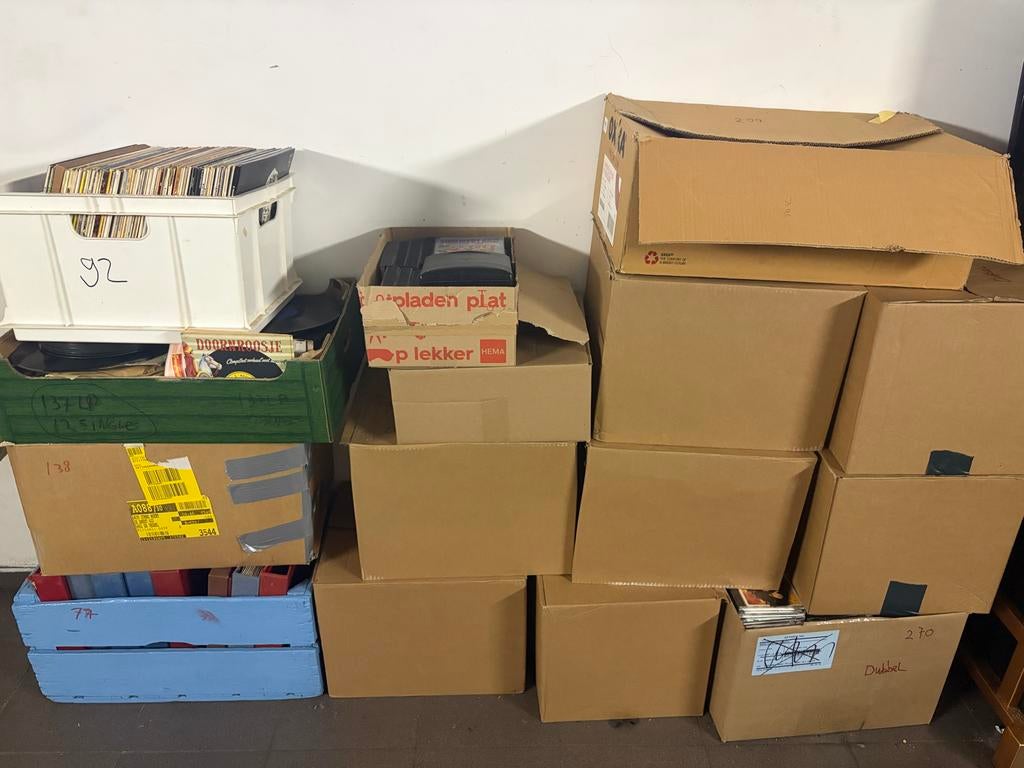 Grote partij: 2400 cd'sen 445 lp's, Cd's en Dvd's, Ophalen of Verzenden, Gebruikt, Overige formaten