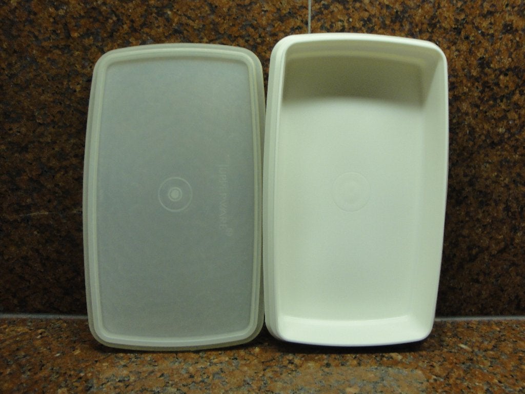 tupperware beleg doosje wit, Ophalen of Verzenden, Gebruikt, Wit, Overige typen