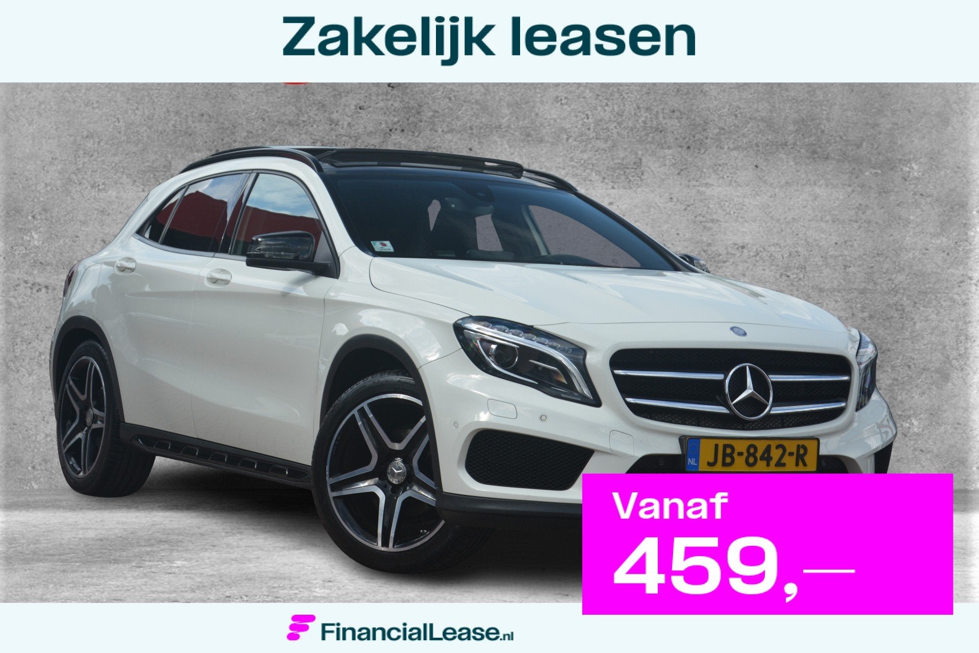 Mercedes-Benz GLA 180 Ambition | AMG Pakket | Navigatie | Sc, Dealer onderhouden, Gebruikt, 4 cilinders, 715 kg