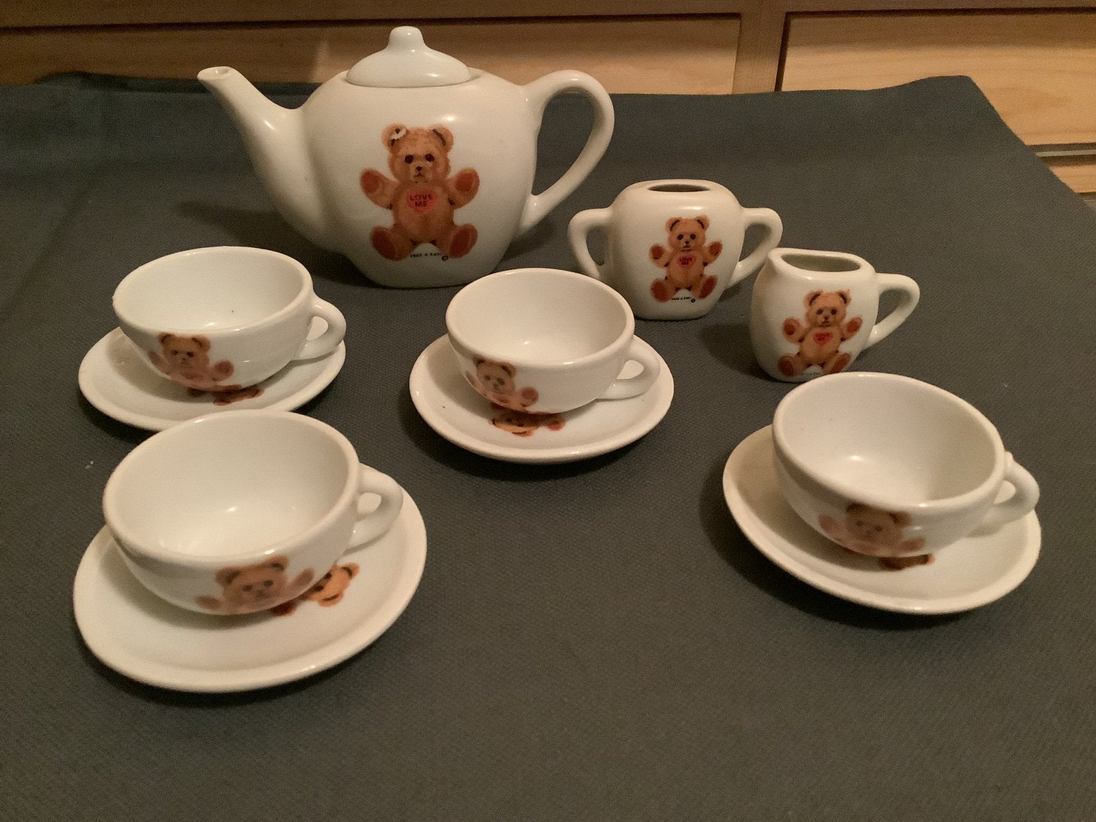 Tk leuk vintage oud brocante kinder thee serviesje,, Verzamelen, Ophalen of Verzenden, Zo goed als nieuw