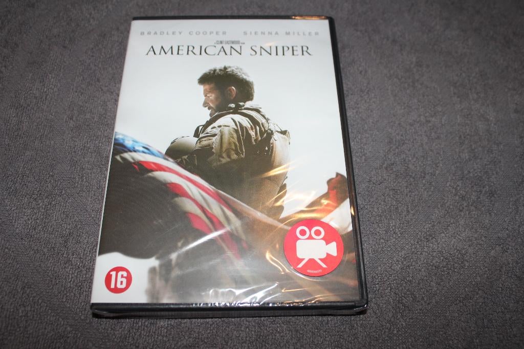 DVD American Sniper, Vanaf 16 jaar, Ophalen of Verzenden, Nieuw in verpakking, Waargebeurd drama