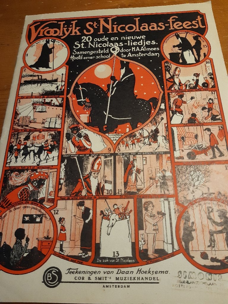 Vrolyk St. Nicolaas-feest: 20 oude en nieuwe liedjes, Gelezen, Ophalen of Verzenden, Algemeen, H.A.A.L. Moes
