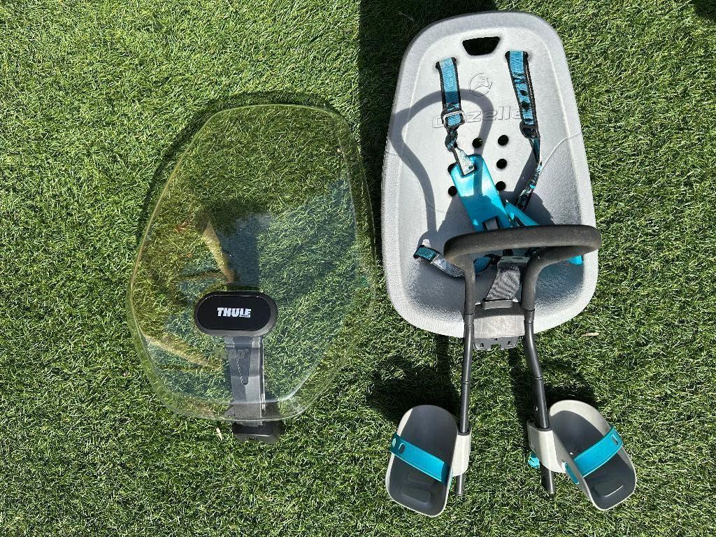 Yepp Gazelle Thule GMG Fietsstoeltje met Windscherm voor, Fietsen en Brommers, Fietsaccessoires | Fietsstoeltjes, Yepp, 0 t/m 18 kg