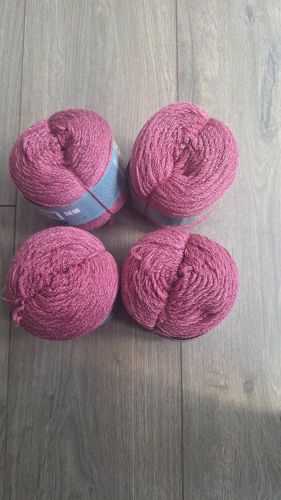 4 bollen Alison & Mae Sparkly Cake garen - Roze, Hobby en Vrije tijd, Breien en Haken, Ophalen of Verzenden, Nieuw, Breien of Haken