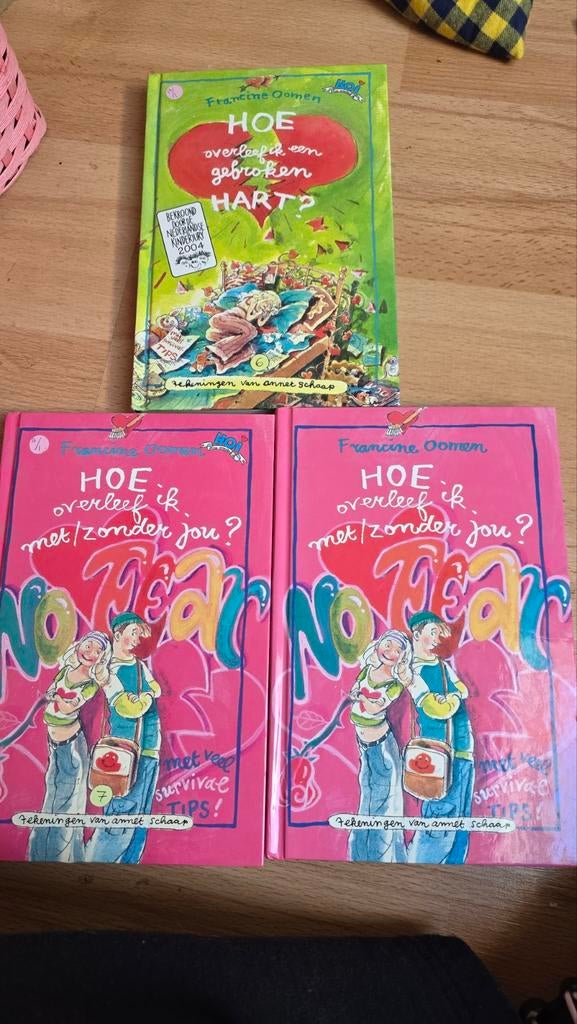 Hoe overleef ik boeken - Francine Oomen (3 stuks), Boeken, Ophalen of Verzenden, Gelezen, Francine Oomen, Fictie