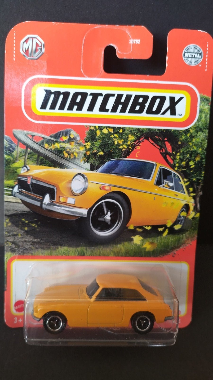 MG B Coupe 1:64 Matchbox Long Card Pol, Auto, Verzenden, ., Nieuw