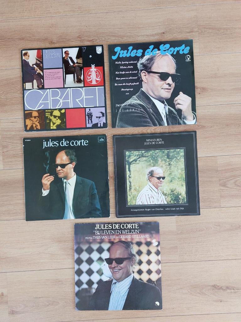 Jules de Corte Vinyl LP Collectie - 5 Platen, Ophalen, Gebruikt, 12 inch, Overige genres