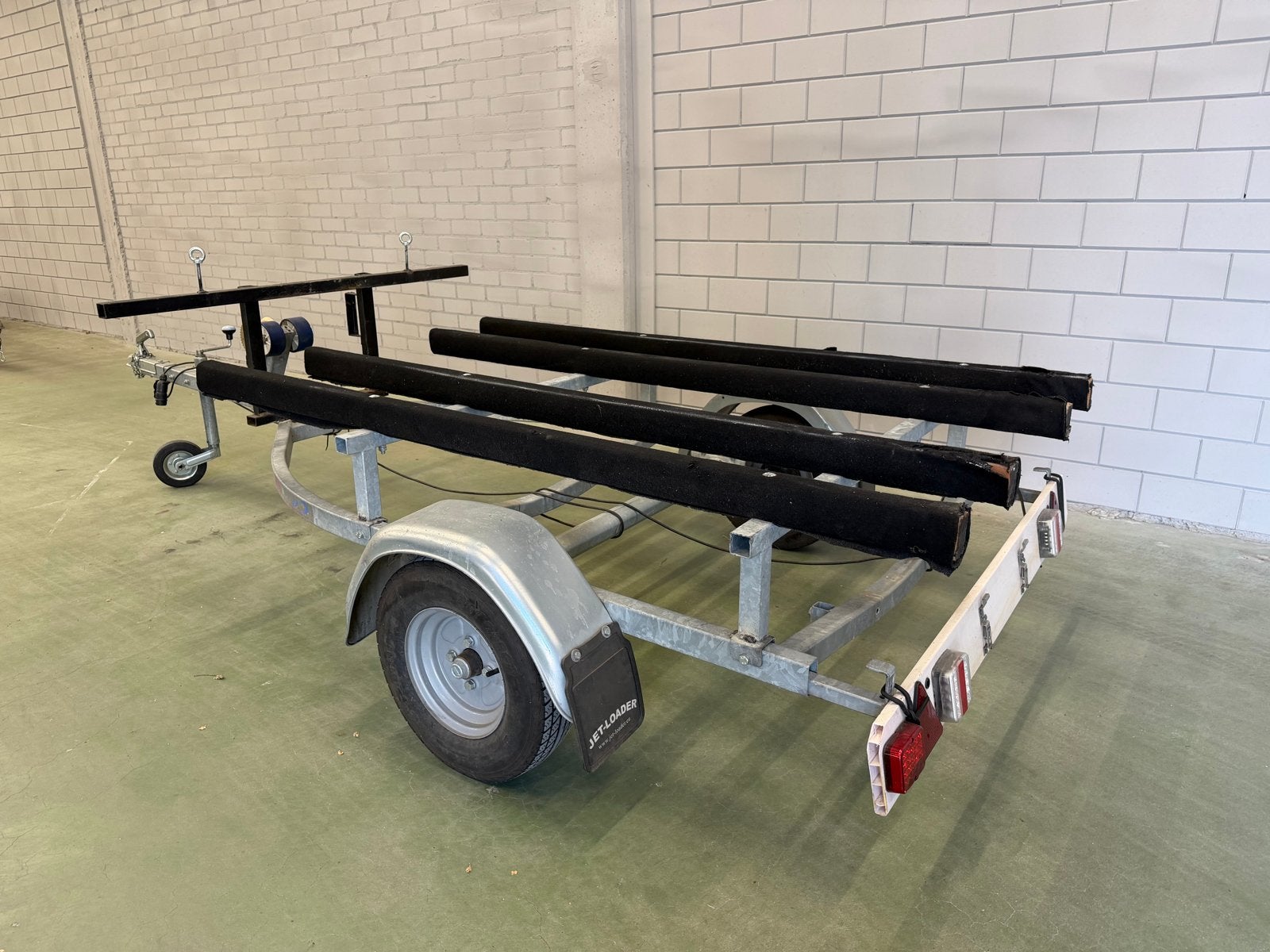 Jetloader dubbel trailer jetski, compleet klaar om mee te ri, Watersport en Boten, Ophalen, Gebruikt
