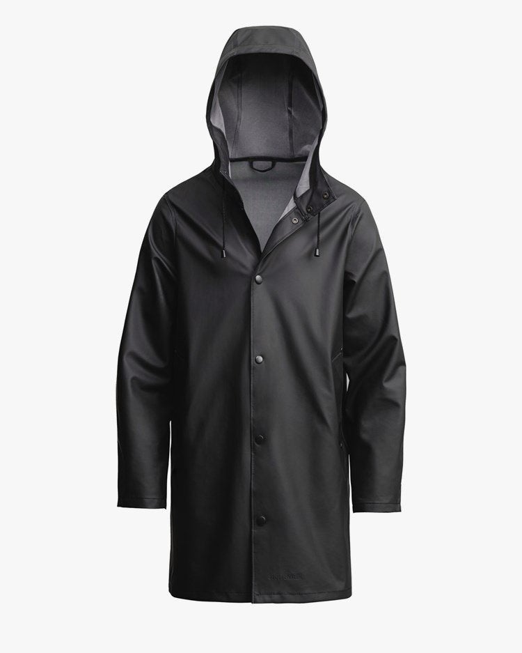 Mooie en stevige unisex Stutterheim regenjas NIEUW, L, Maat 52/54 (L), Zwart, Nieuw, Ophalen of Verzenden