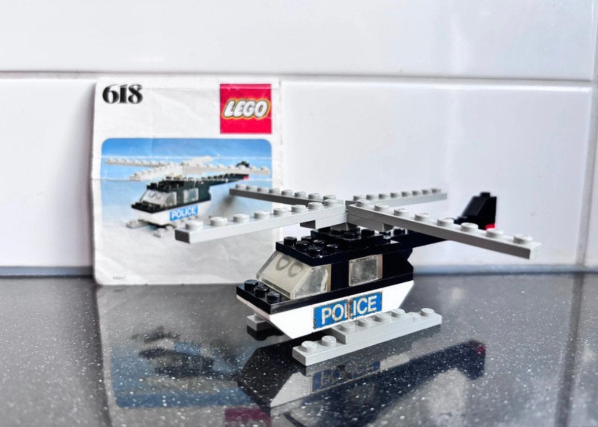 LEGO LEGOLAND 618 Police Helicopter, Ophalen of Verzenden, Zo goed als nieuw