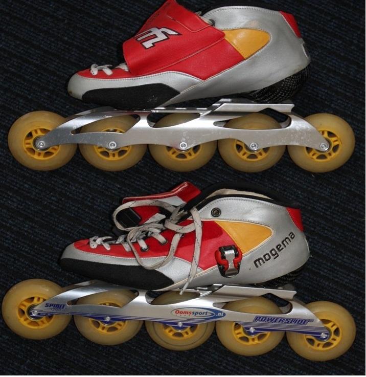 Skeelers Mogema MG-R1 Rhino.Maat 43.5 wielen 84mm, Overige merken, Gebruikt, Inline skates 5 wielen, Heren