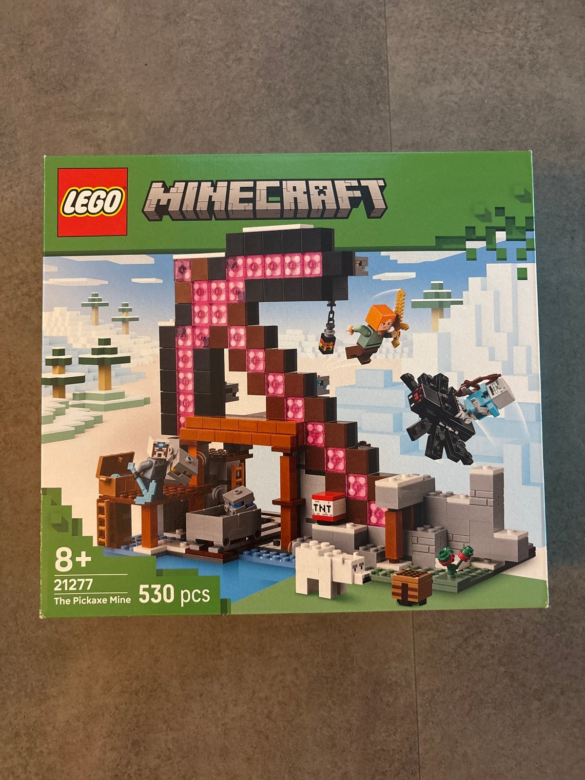 LEGO Minecraft 21277 The Pickaxe Mine, Minecraft, Lego, Ophalen of Verzenden, Zo goed als nieuw