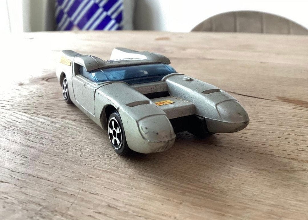 Politoys OSI Bisiluro “Silver Fox”  nr. E25 – Made in Italy, Ophalen of Verzenden, Gebruikt, Auto, Overige merken