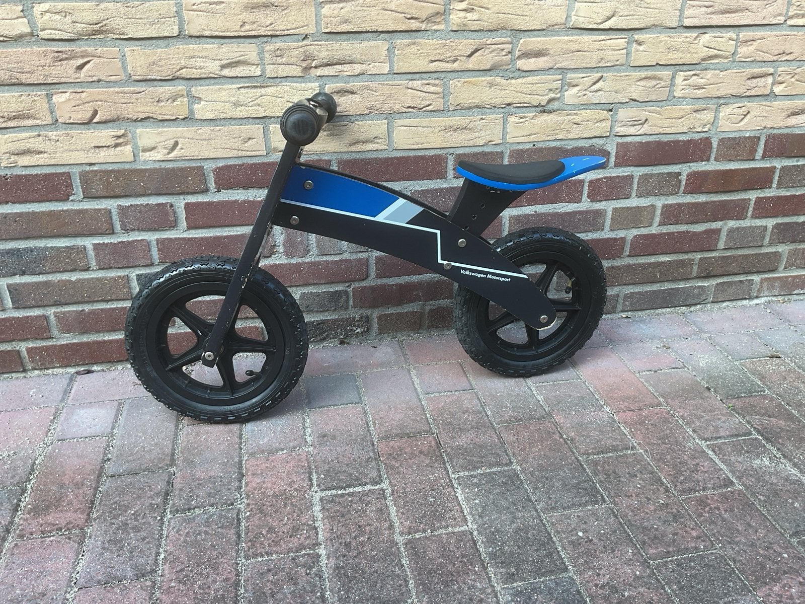 Loopfiets VW Volkswagen Motorsport - Zwart/Blauw, Ophalen, Gebruikt, Loopfiets