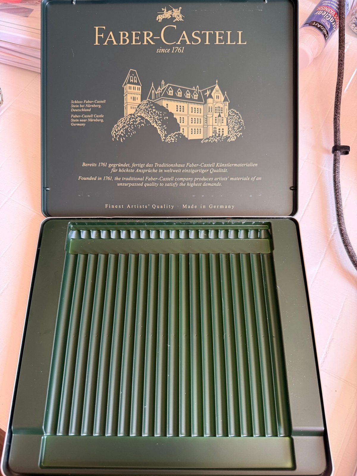 Nieuw Faber-Castell Polychromos blik leeg - 20 stuks, Ophalen of Verzenden, Nieuw, Potlood of Stift