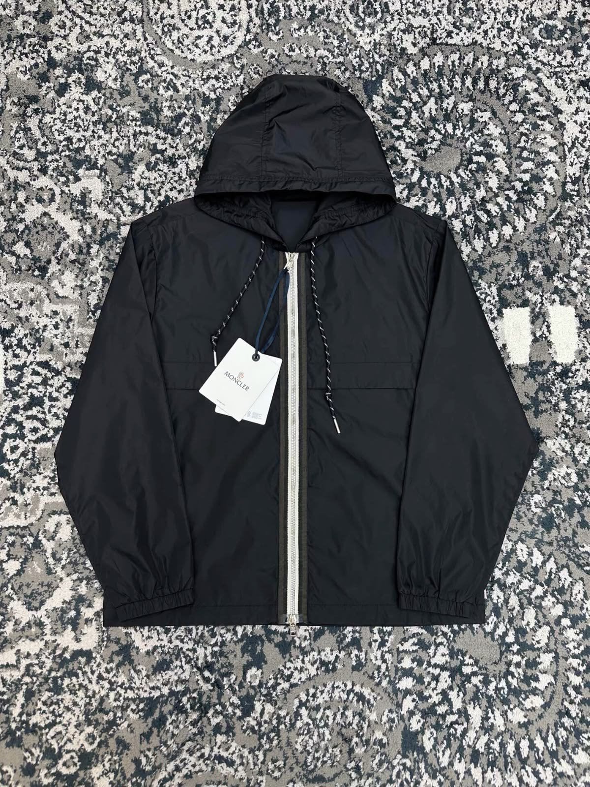 Moncler Nidge Hooded Jacket, Kleding | Heren, Ophalen of Verzenden, Zo goed als nieuw, Zwart