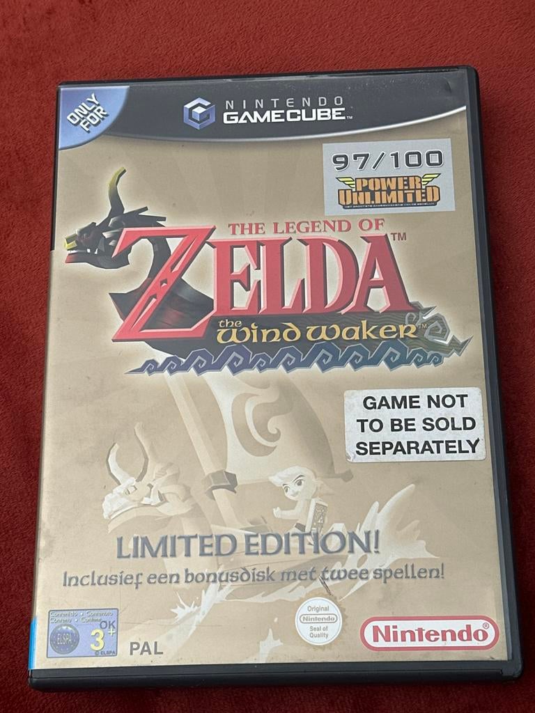 The Legend of Zelda: The Wind Waker Limited Edition GameCube, Spelcomputers en Games, Avontuur en Actie, Gebruikt, 1 speler, Ophalen of Verzenden