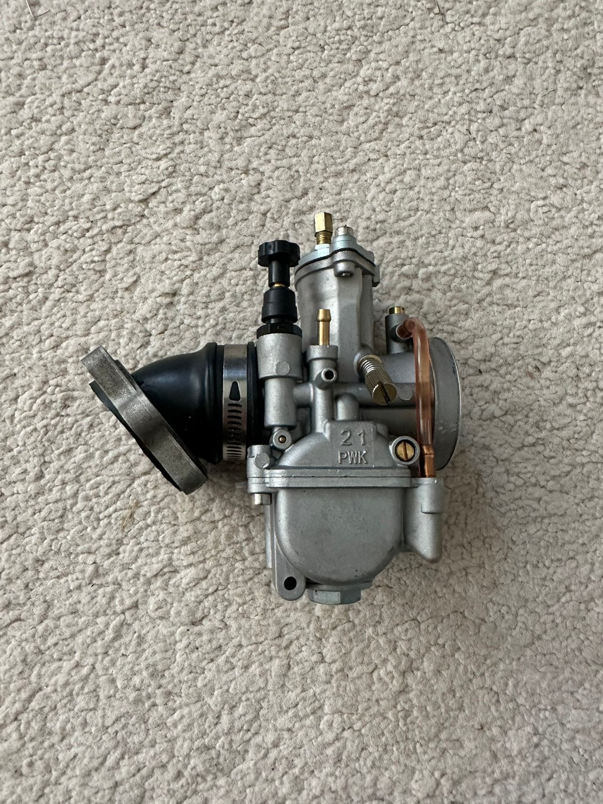 21mm pwk met een polini draaibaar spruitstuk, Ophalen of Verzenden, Zo goed als nieuw, Carburateur