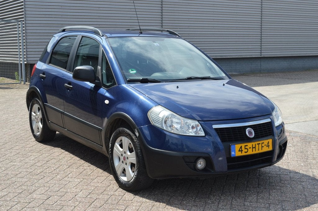 Fiat Sedici 1.6-16V Dynamic bj09 airco elec pak, Auto's, Voorwielaandrijving, Gebruikt, Zwart, 4 cilinders