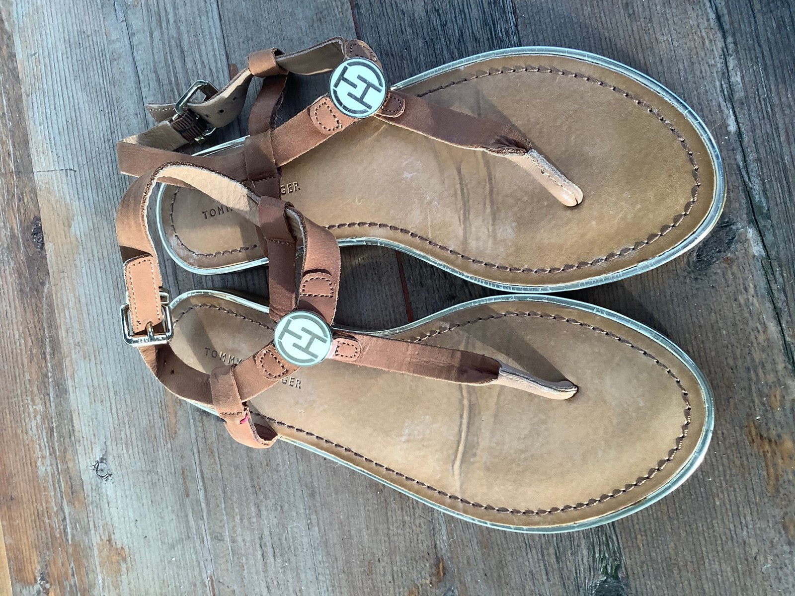 Hilfiger sandalen maat 38 igst, Ophalen, Zo goed als nieuw, Sandalen of Muiltjes