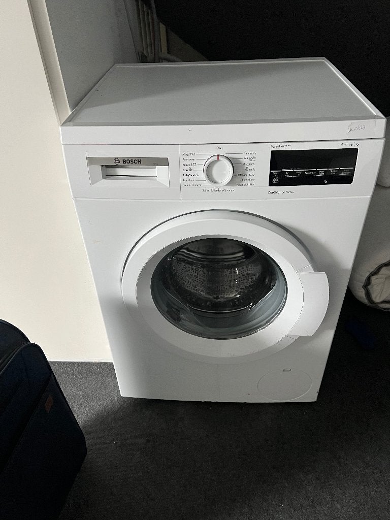 Wasmachine, Ophalen, Gebruikt, 1200 tot 1600 toeren, 85 tot 90 cm