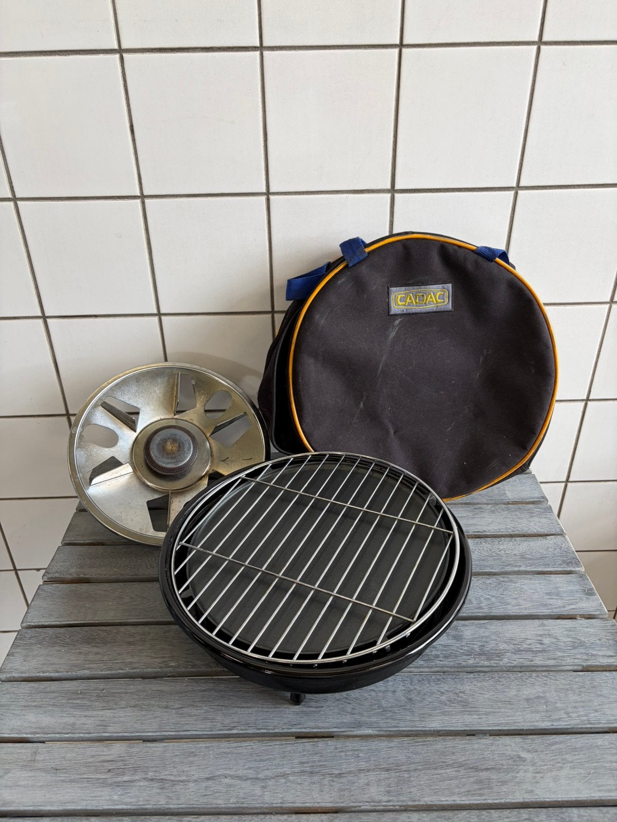 CADAC Safari Chef 2 / Safari Chef 30 gasbarbecue met tas, Ophalen of Verzenden, Zo goed als nieuw