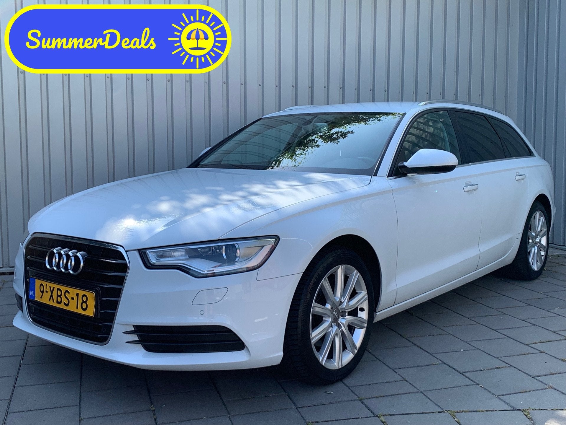 Audi A6 Avant 2.0 TDI ultra Business Edition|Automaat|Naviga, Auto's, Euro 5, Stof, Zwart, Wit