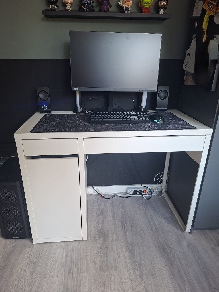 Bureau Micke wit*, Ophalen, 105 cm, Gebruikt, 50 cm