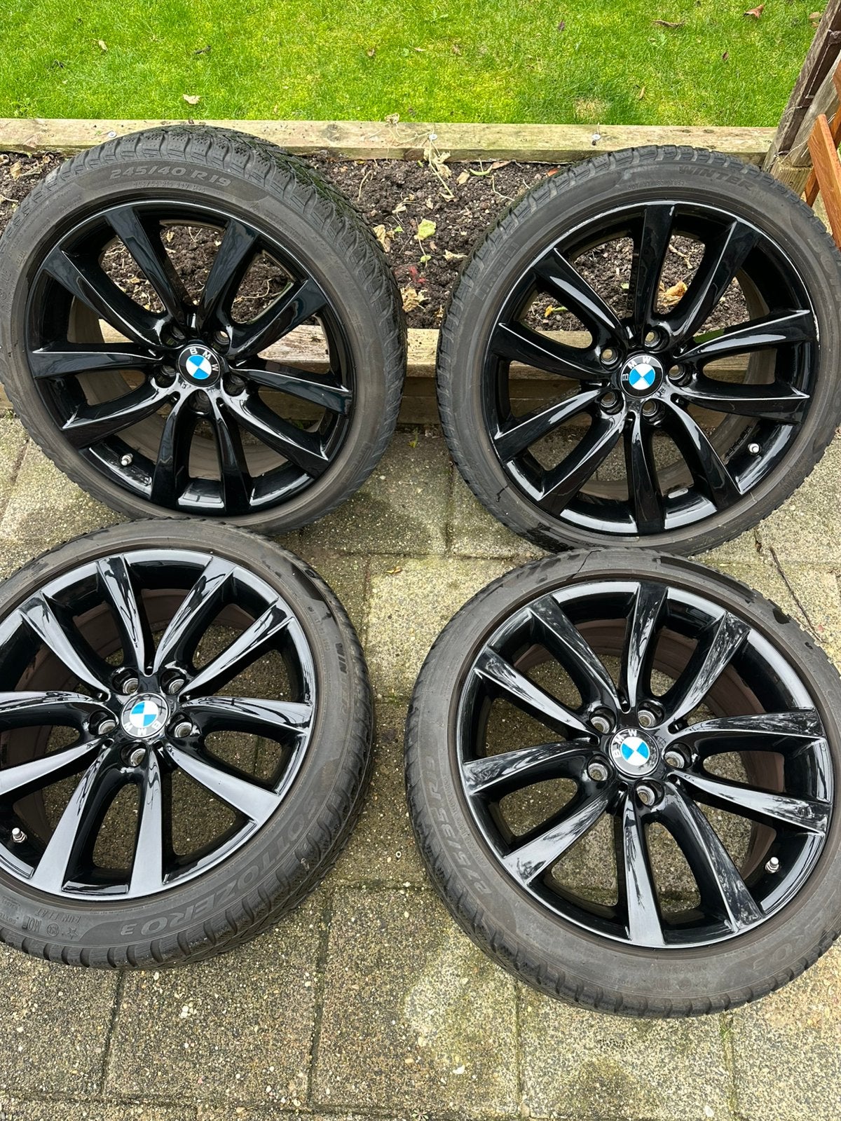 BMW 5 6 serie Breedset 19inch Pirelli Runflat Winterbanden, Banden en Velgen, Winterbanden, Personenwagen, Ophalen
