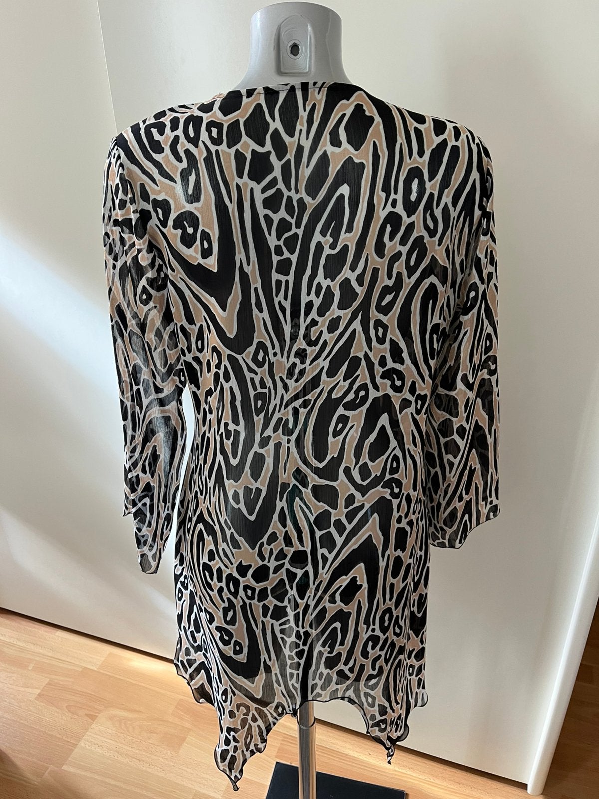 Luchtige strandtuniek dierenprint maat L/XL, Kleding | Dames, Ophalen of Verzenden, Zo goed als nieuw, Meerkleurig, Overige typen