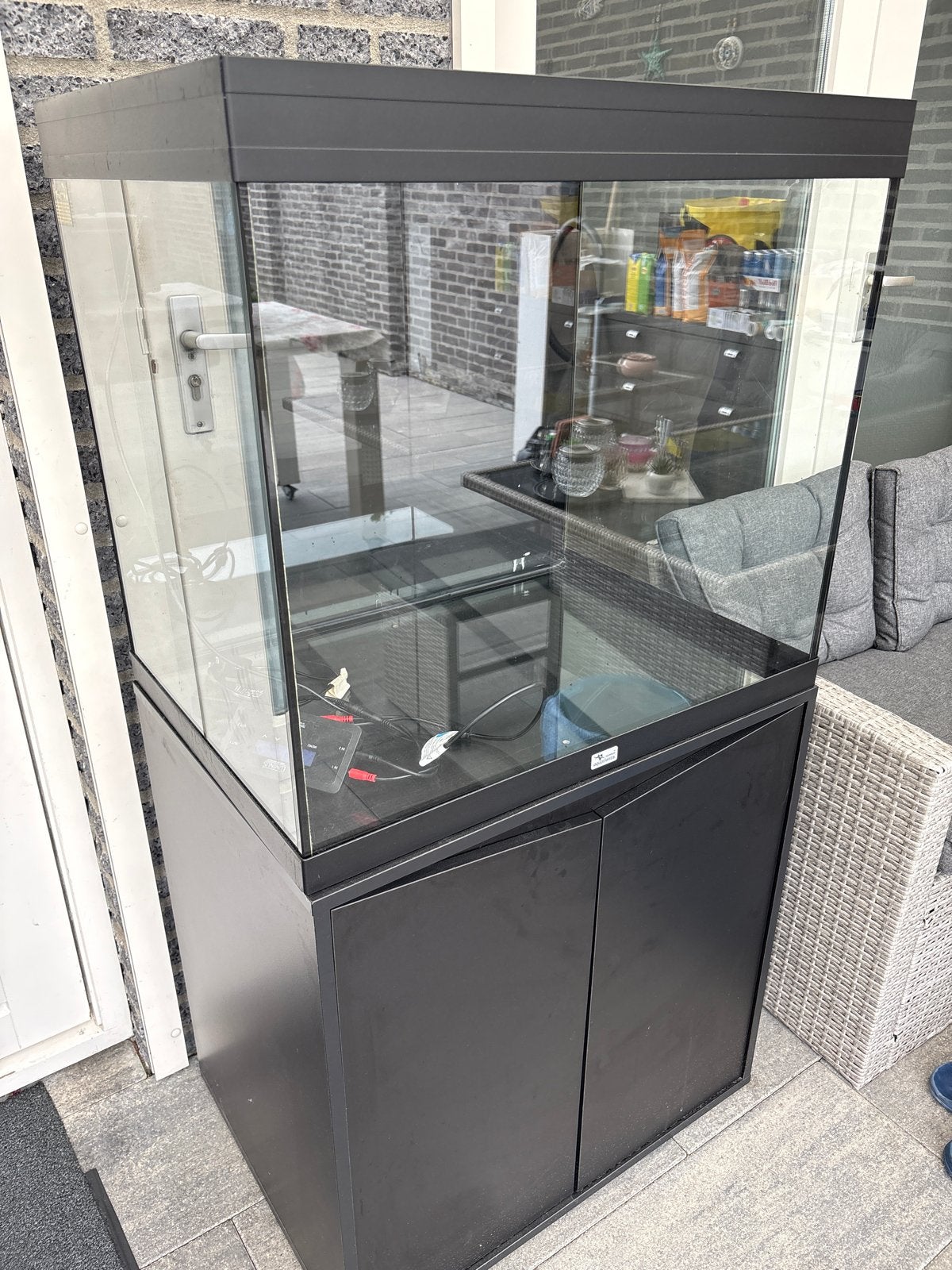aquarium, Dieren en Toebehoren, Vissen | Aquaria en Toebehoren, Ophalen, Zo goed als nieuw, Leeg aquarium