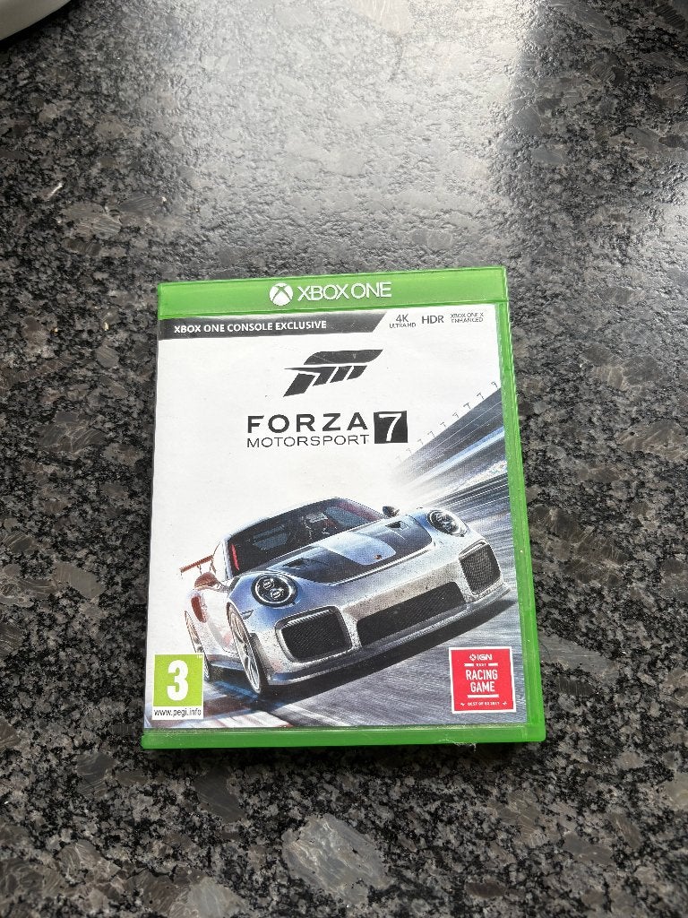 Forza Motorsport 7 (Disc versie!), Racen en Vliegen, 2 spelers, Ophalen of Verzenden, Zo goed als nieuw
