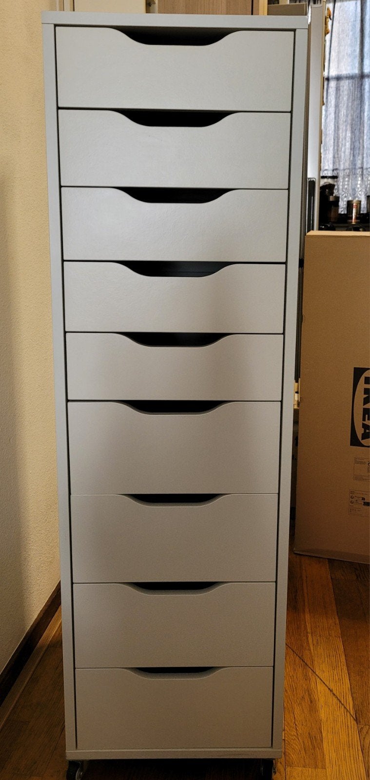 Ikea ladekast alex, Ophalen, Minder dan 50 cm, Gebruikt, 5 laden of meer