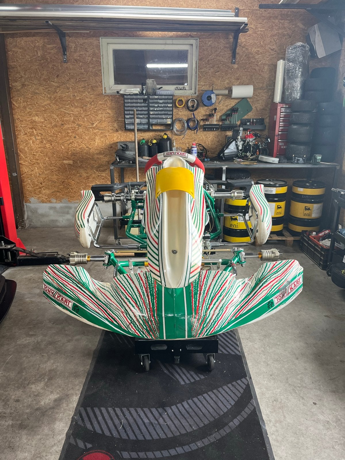 Tony Kart Racer 401 Chassis, Sport en Fitness, Ophalen, Gebruikt, Kart