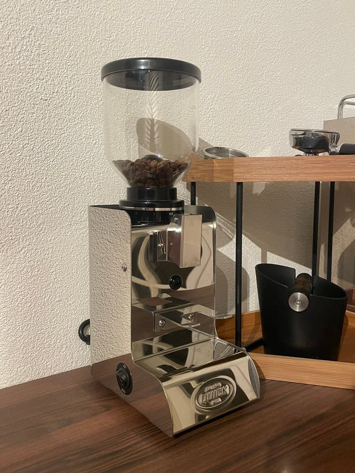 Quick Mill 060 Apollo bonenmaler - nieuwe maalschijven, Witgoed en Apparatuur, Koffiezetapparaten, Ophalen, Overige modellen, Refurbished