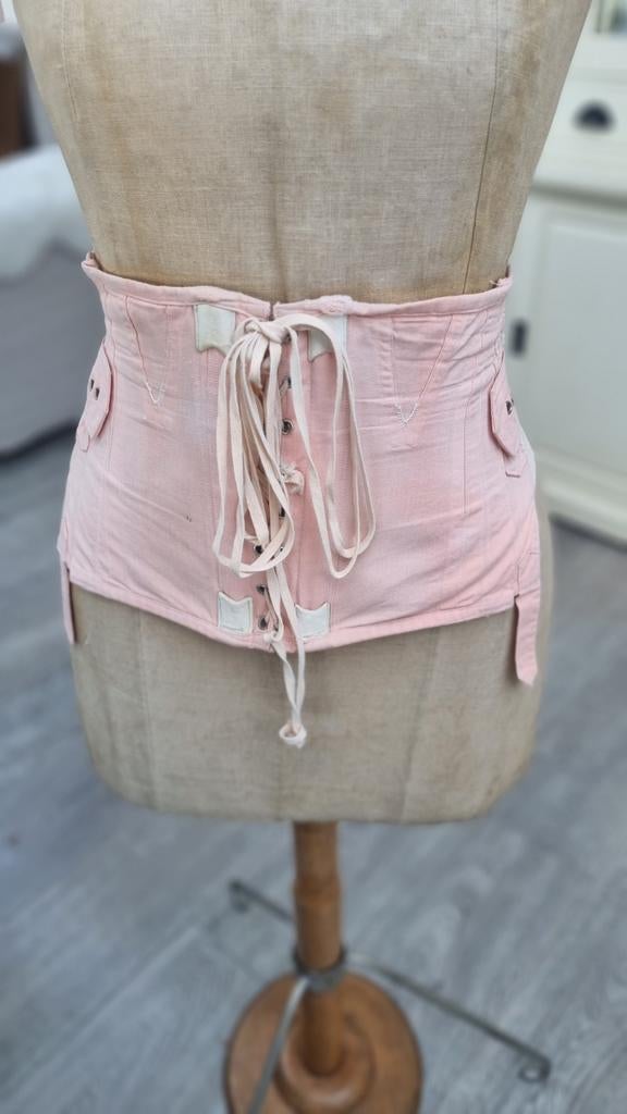 Vintage roze korset, Ophalen of Verzenden
