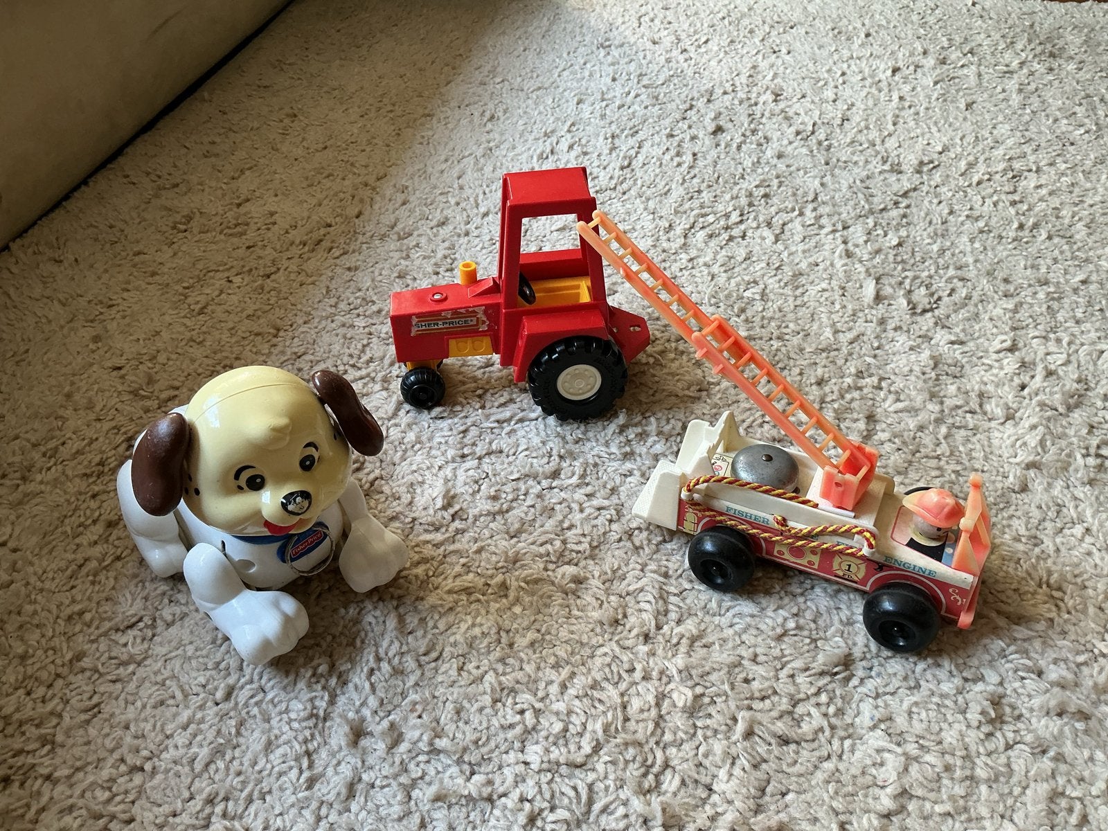 Vintage Fisher-Price Speelgoed Set:  o.opbrengst giro 555, Ophalen of Verzenden, Gebruikt