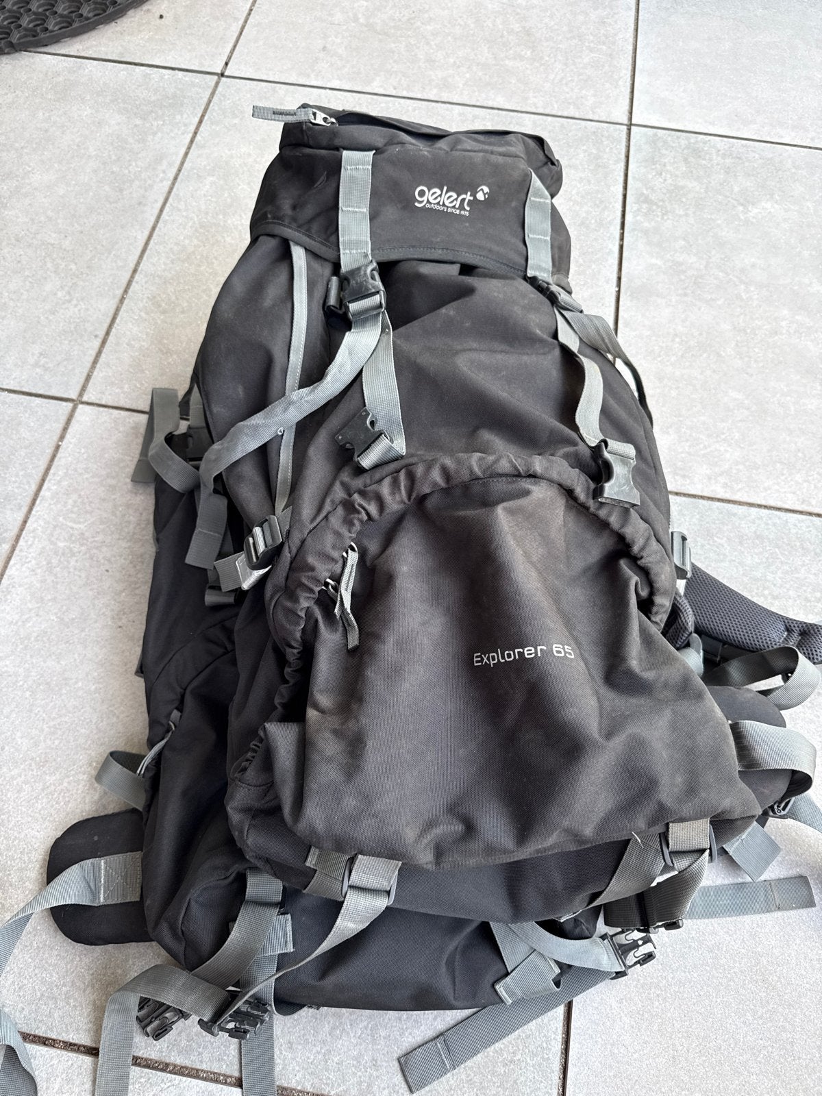 2 x Gelert Explorer 65 Trekkingrugzak, Ophalen, Gebruikt