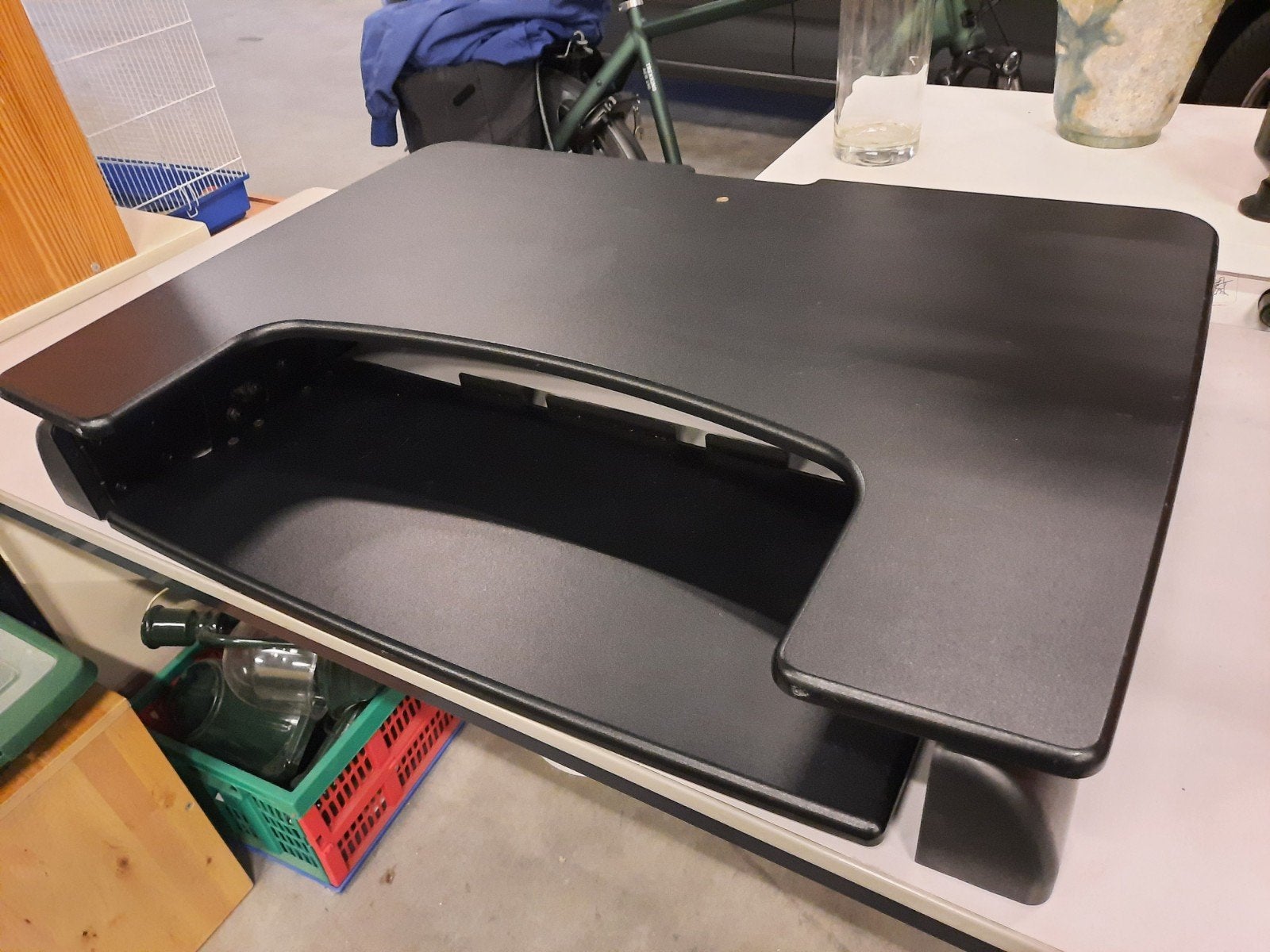 Newstar frame voor beeldscherm PC om staande te werken., Diversen, Ophalen, Gebruikt