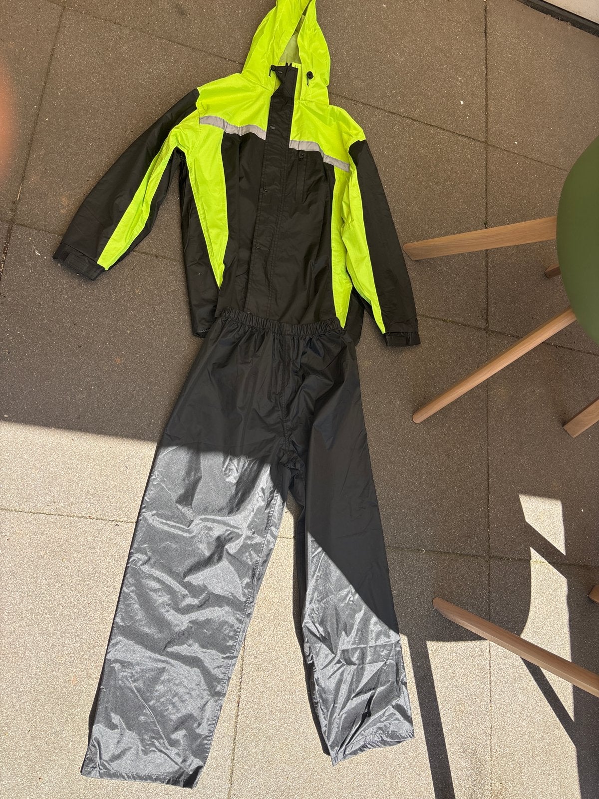 Nieuw Regenpak - Zwart/Neon Geel, Ophalen of Verzenden, Nieuw, Regenpak, Heren