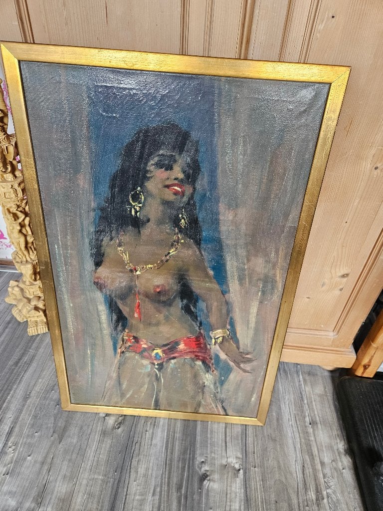 Zigeunermeisje, Ophalen, Overige stijlen, Doek, Portret of Personen
