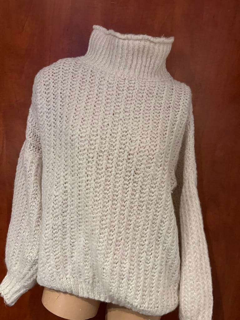 AMBIKA coltrui maat 1 maat zgan, Kleding | Dames, Truien en Vesten, Ophalen of Verzenden, Zo goed als nieuw, Maat 38/40 (M), Beige