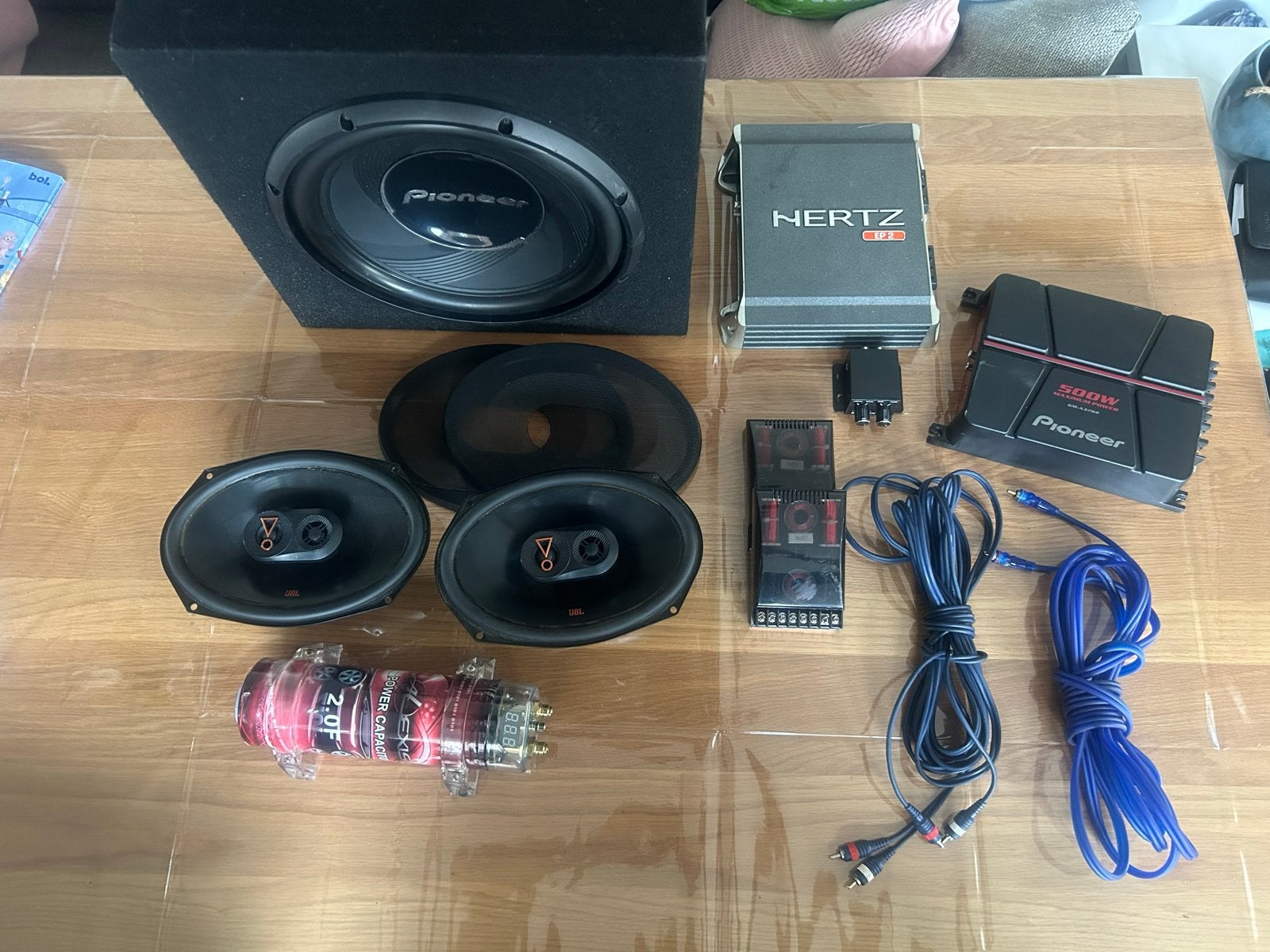 Complete auto Audio Set: Pioneer, Hertz, JBL & Accessoires, Ophalen, Gebruikt