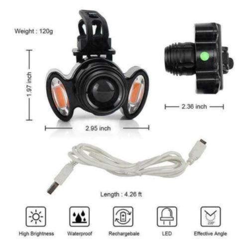 Super Heldere Usb Oplaadbare 15000LM Xml T6 Led Fiets Licht, Ophalen, Nieuw, Accu, Verlichtingsset