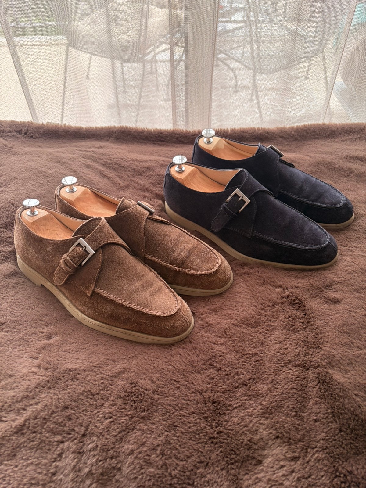 Prachtige Greve single monk schoenen !, Ophalen of Verzenden, Zo goed als nieuw, Overige kleuren, Gespschoenen