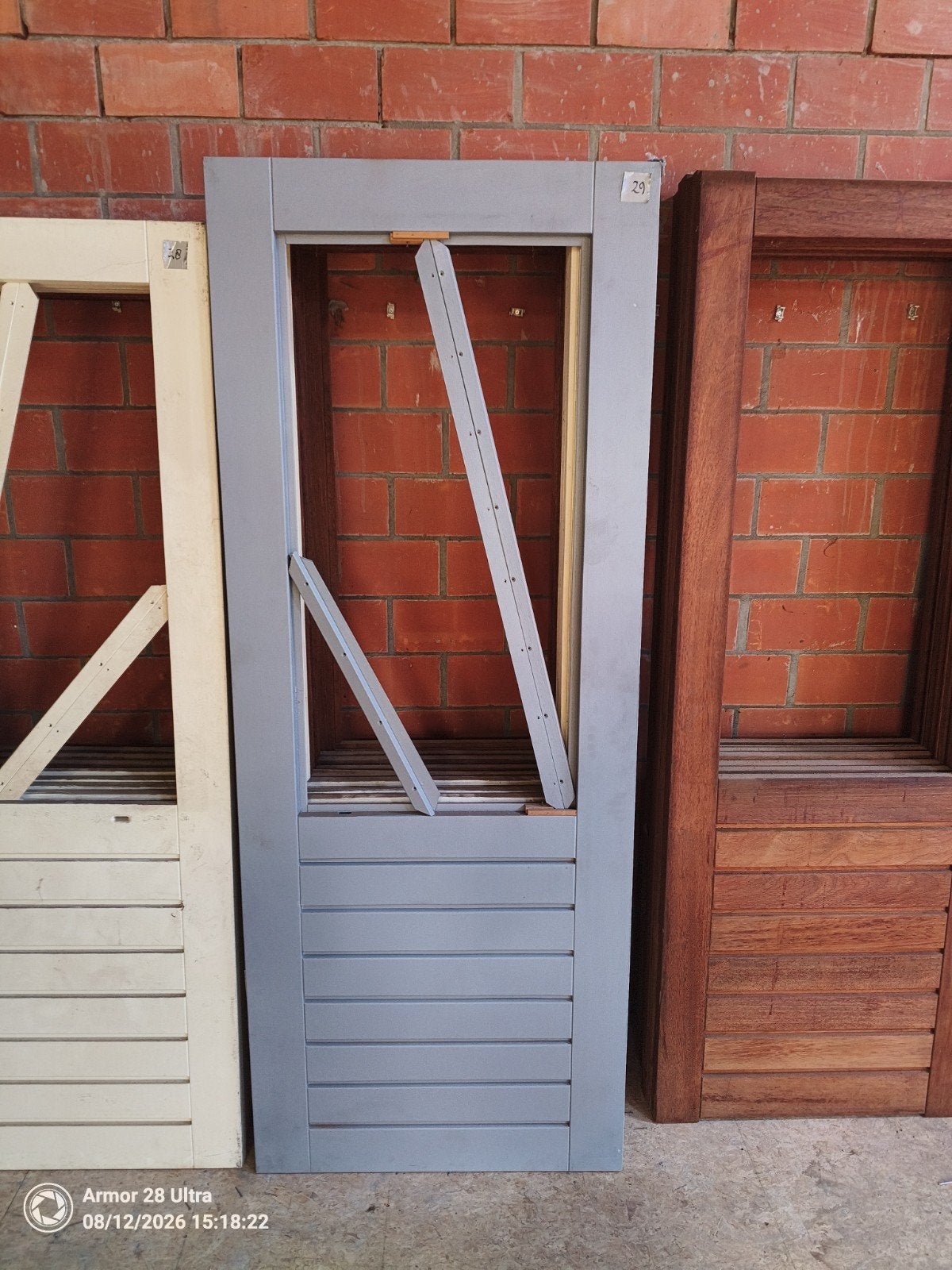Merbau / maranti buiten deuren opheffings uitverkoop, Ophalen, 80 tot 100 cm, Nieuw, Buitendeur