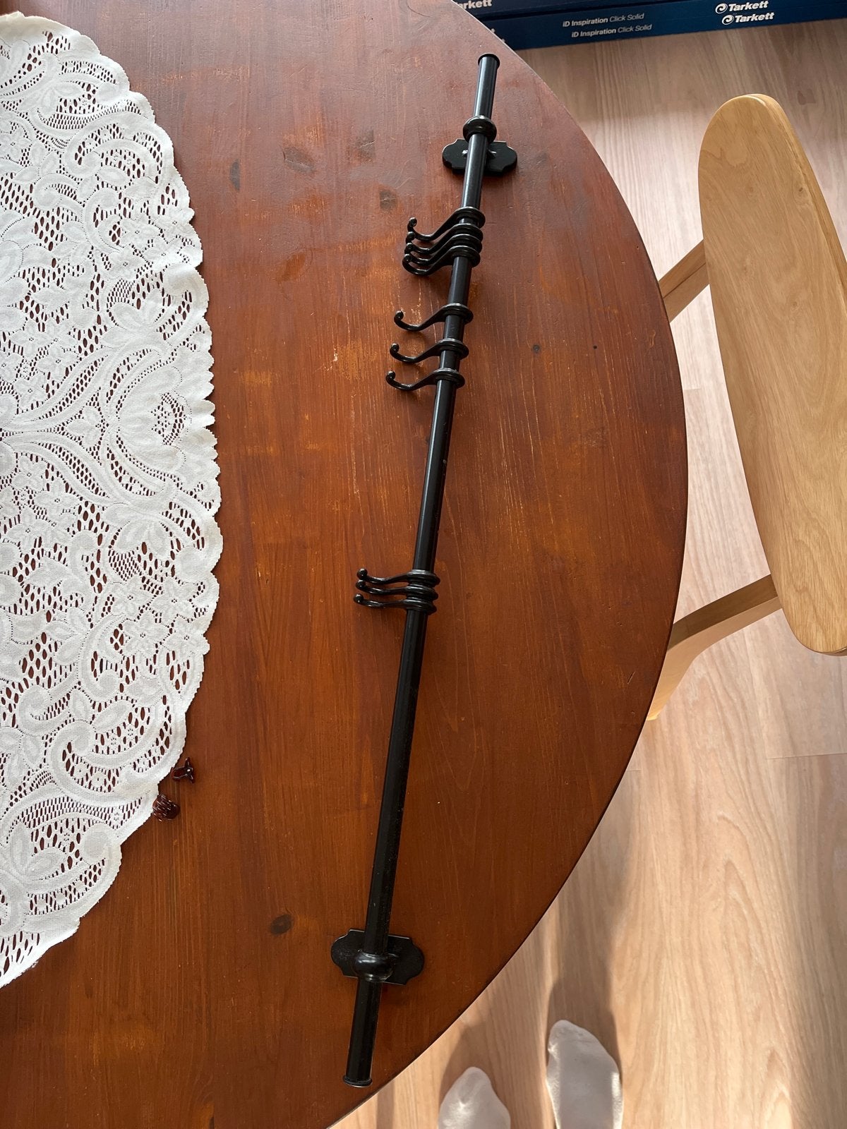 Ikea pannenrek / keukengerei rek, Gebruikt, IKEA, Ophalen of Verzenden, Zwart