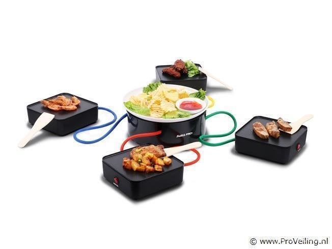 Online Veiling: SwissPro SP-GOUR100.4 gourmetset, Witgoed en Apparatuur, Nieuw